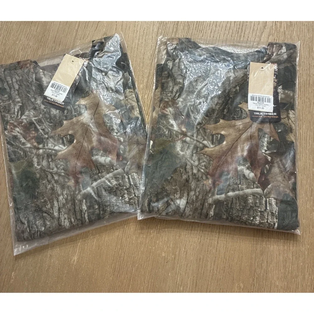 Red Head T-Shirt Long Sleeve Camo Kana True Timber Youth M Lot Of 2 NWT Bass Pro
